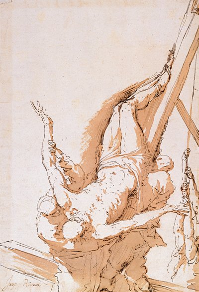 Crucifixion of Saint Peter by Jusepe de Ribera